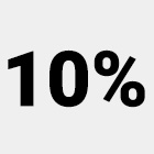 10% Seulement d'acompte