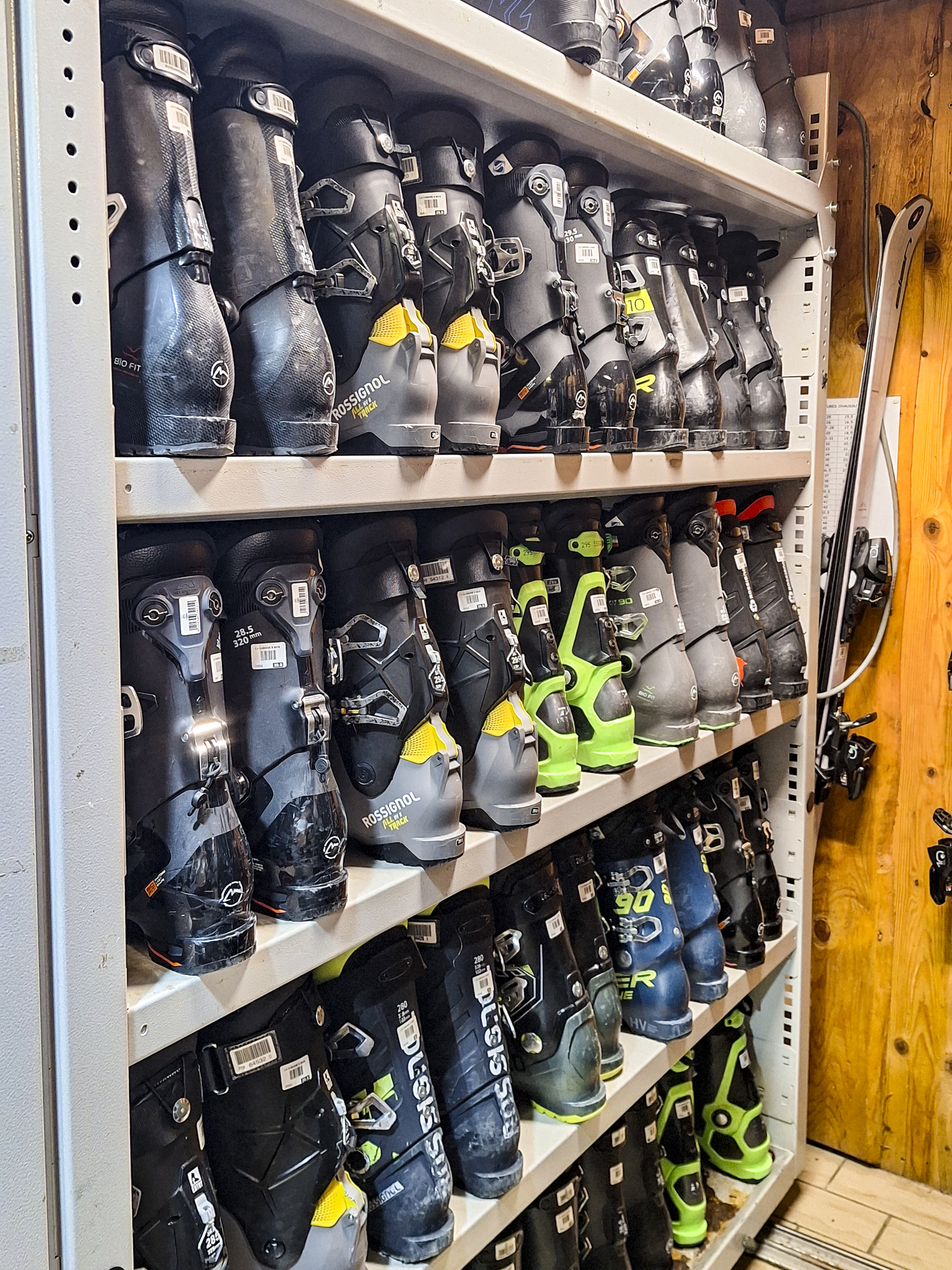 Nouveau rayon chaussures de ski